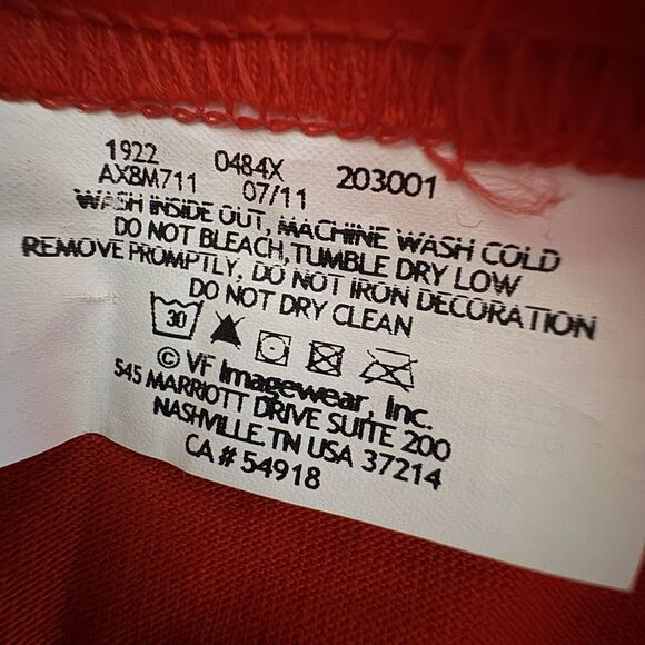 LA Clippers Chris Paul #3 @CP3 Majestic T-Shirt Mens Large Red New - Picture 4 of 4